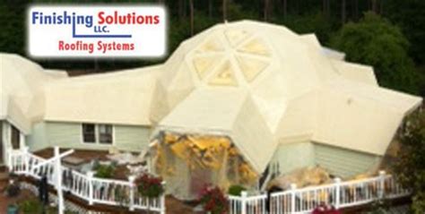 geodesic dome spray foam roofing